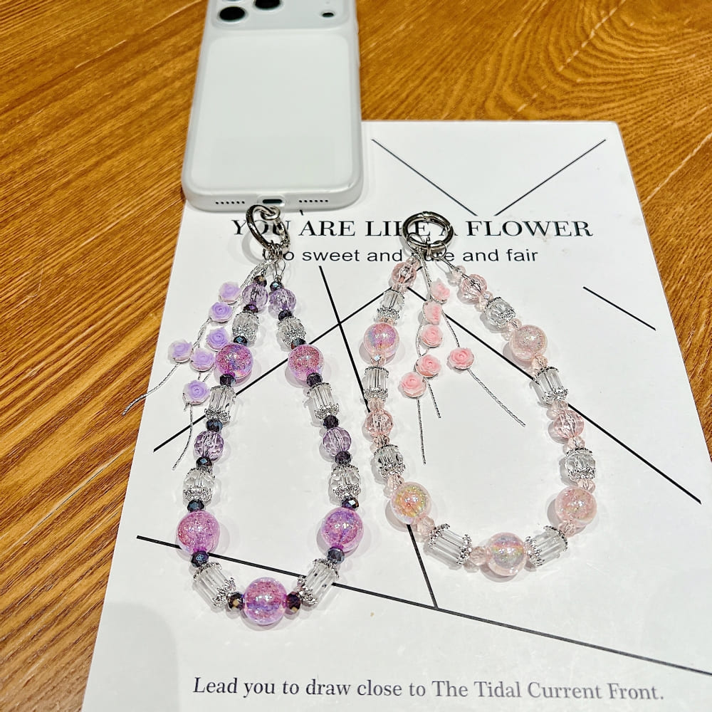 Blinging Beaded Phone Charm | Keychain | Handbag Charm