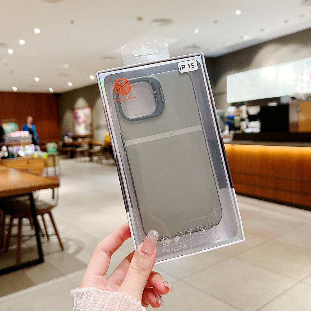 Bracket Kickstand TPU (Soft) | PC (Hard) Phone Case - iPhone 15 Pro Max