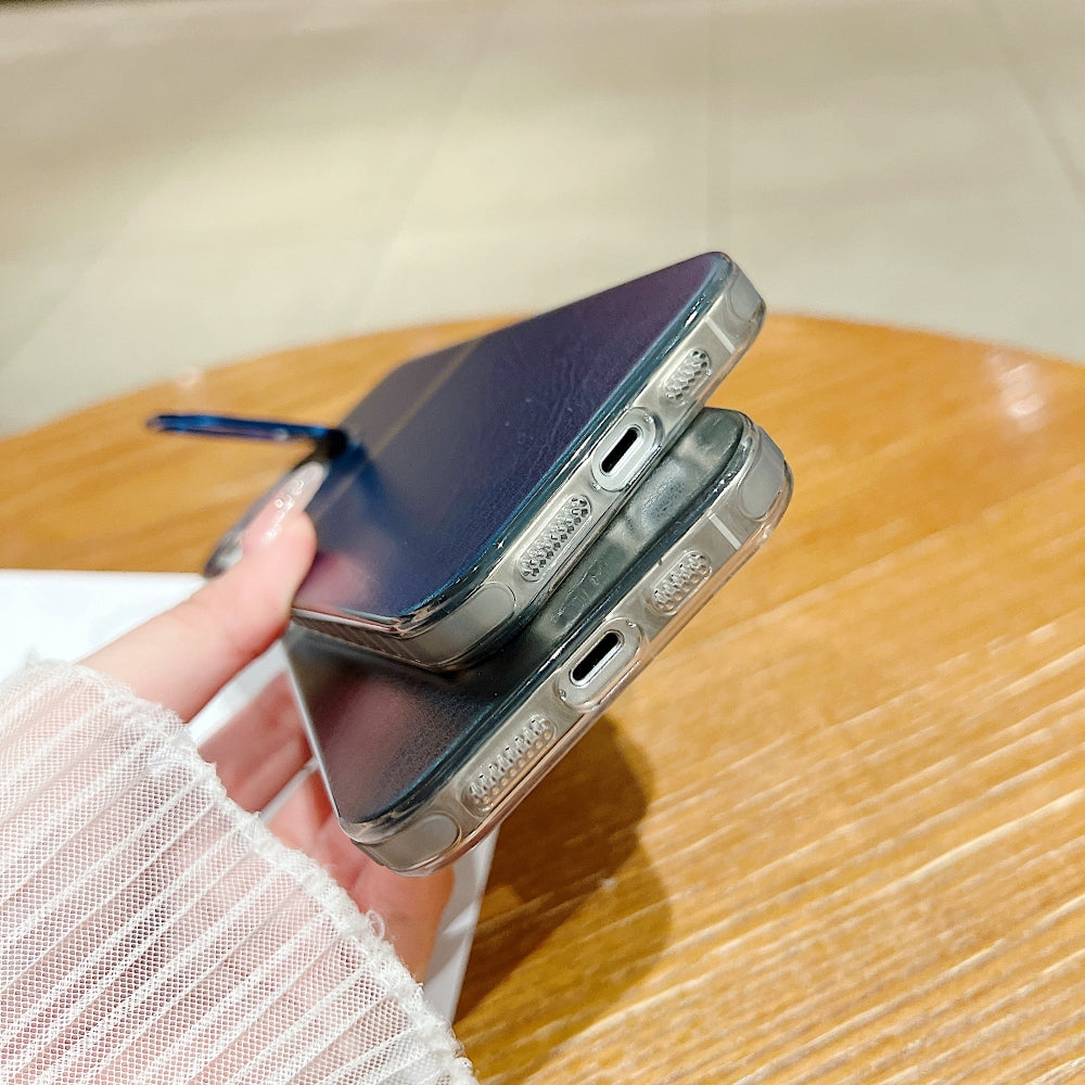 Bracket Kickstand TPU (Soft) | PC (Hard) Phone Case - iPhone 15