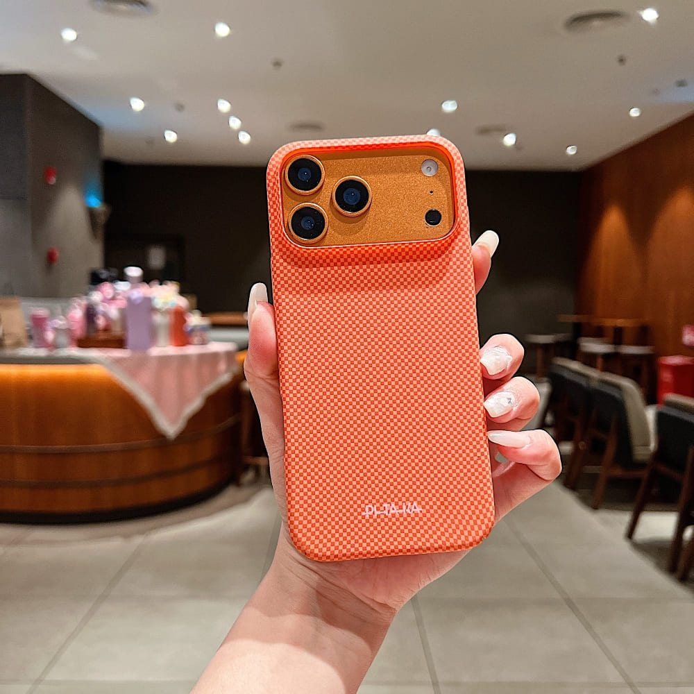 PITAKA Carbon Stealth Grid Phone Case (With Box Packing)