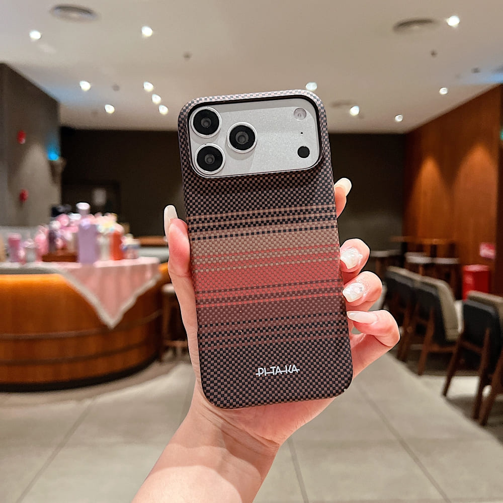 PITAKA Carbon Stealth Grid Phone Case (With Box Packing)