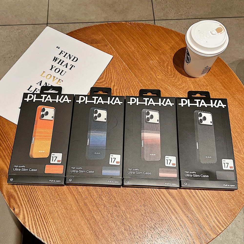 PITAKA Carbon Stealth Grid Phone Case (With Box Packing)