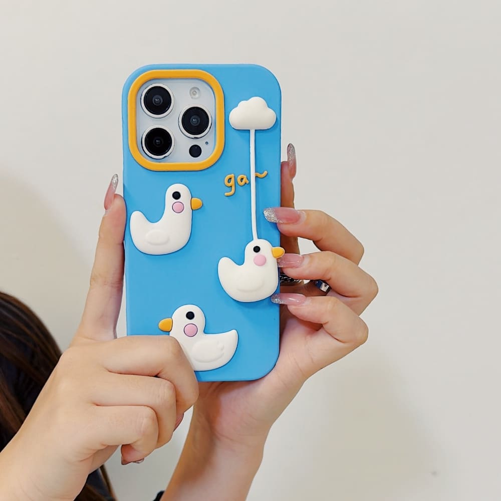 Cloudy Duck Dream Phone Case