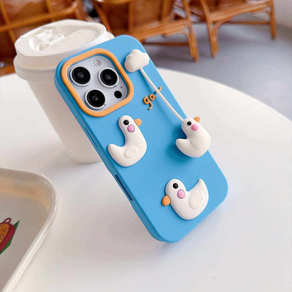 Cloudy Duck Dream Phone Case