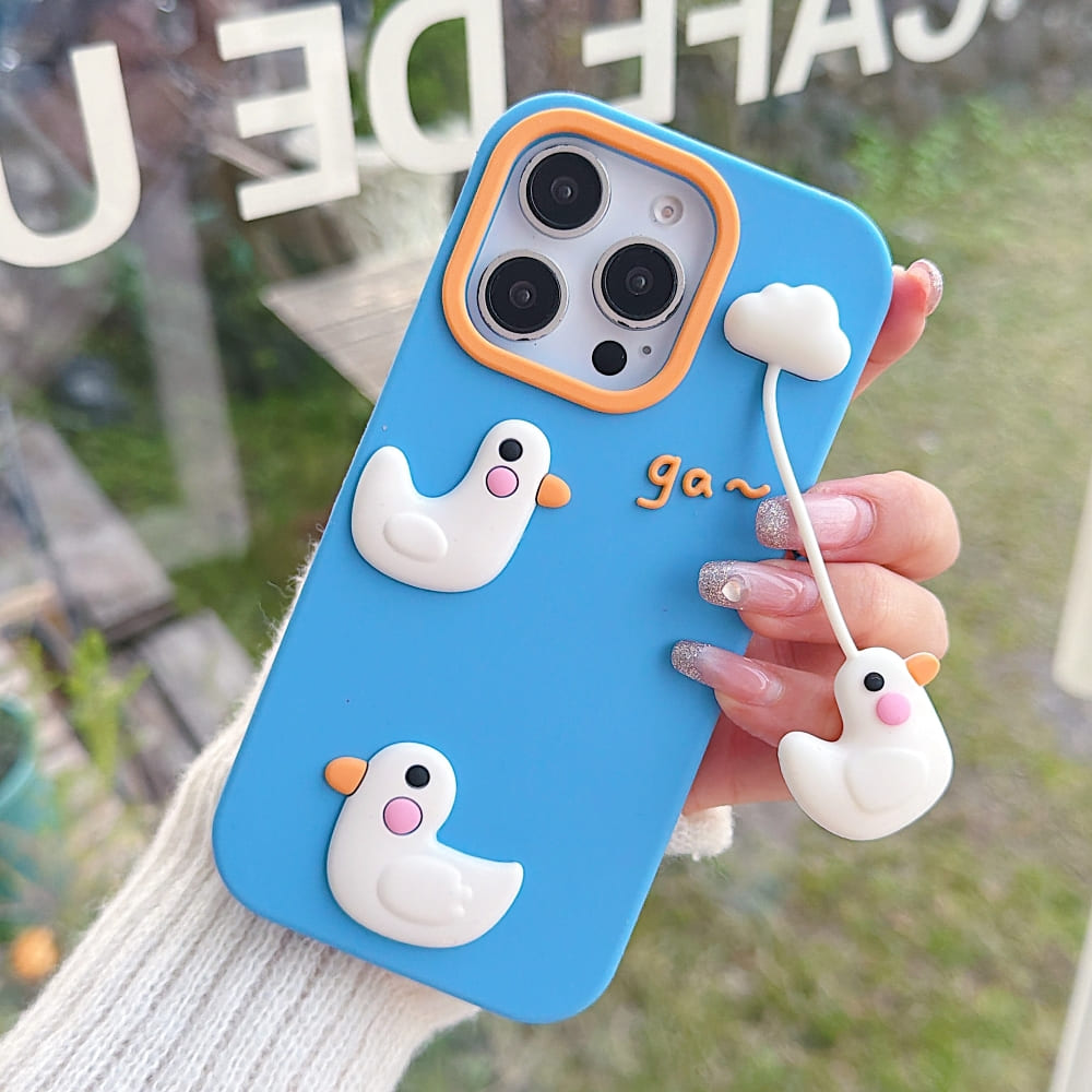 Cloudy Duck Dream Phone Case