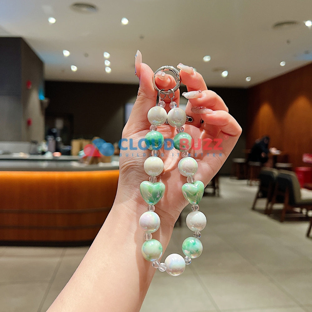 Colorful Love Beaded Acrylic Phone Charm | Bracelet | Handbag Charm