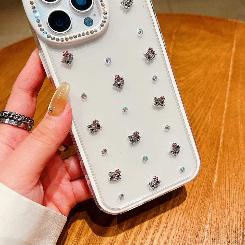 Diamond Meow Luxe Phone Case
