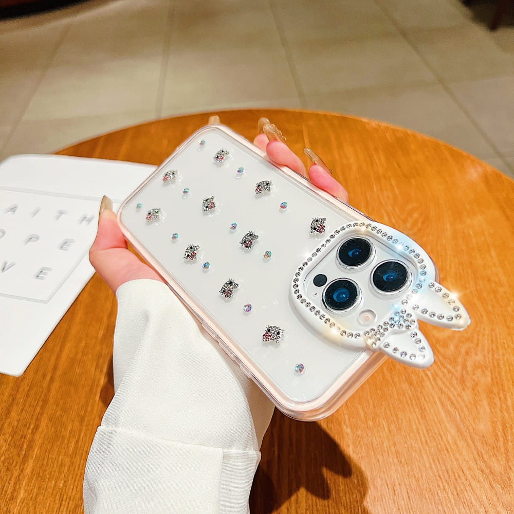 Diamond Meow Luxe Phone Case