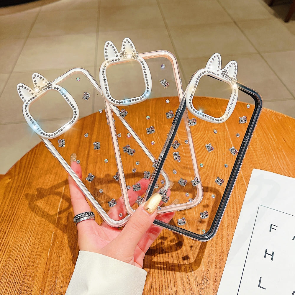 Diamond Meow Luxe Phone Case