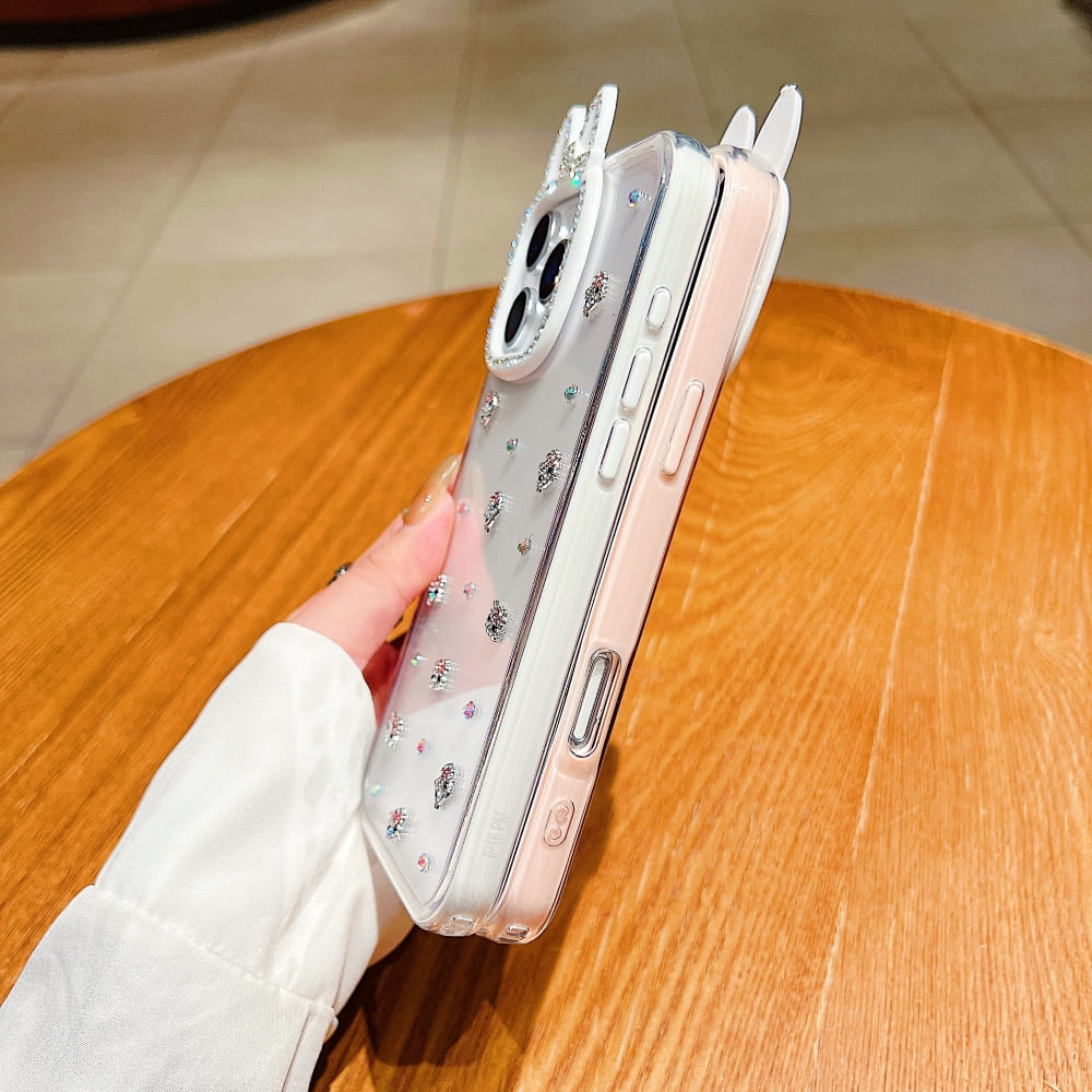 Diamond Meow Luxe Phone Case