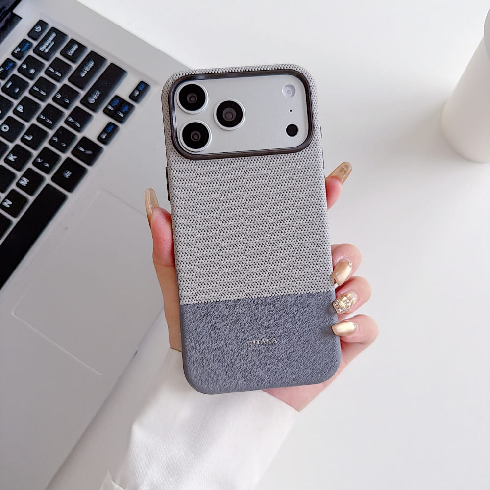 DITAKA Dual Tone Textured Phone Case (With Box Packing)