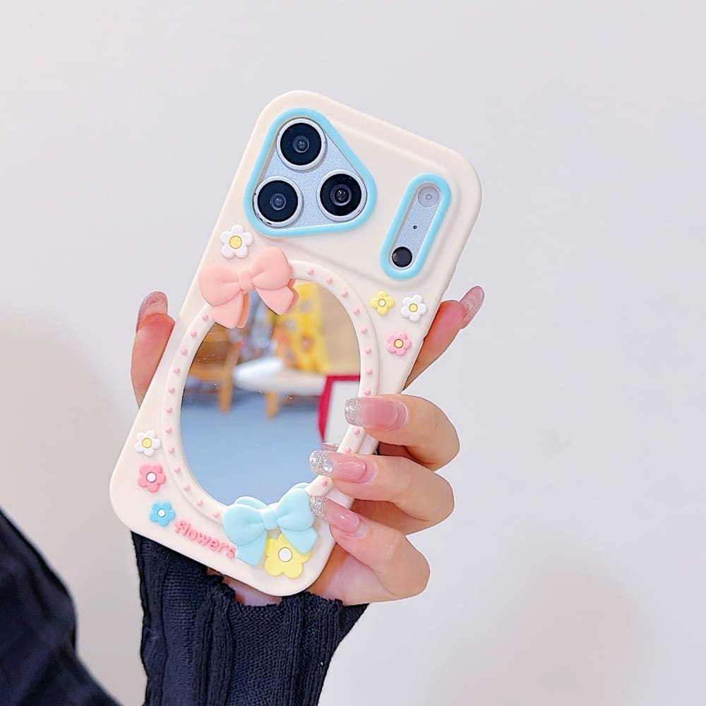 Fairycore Bow Mirror Phone Case