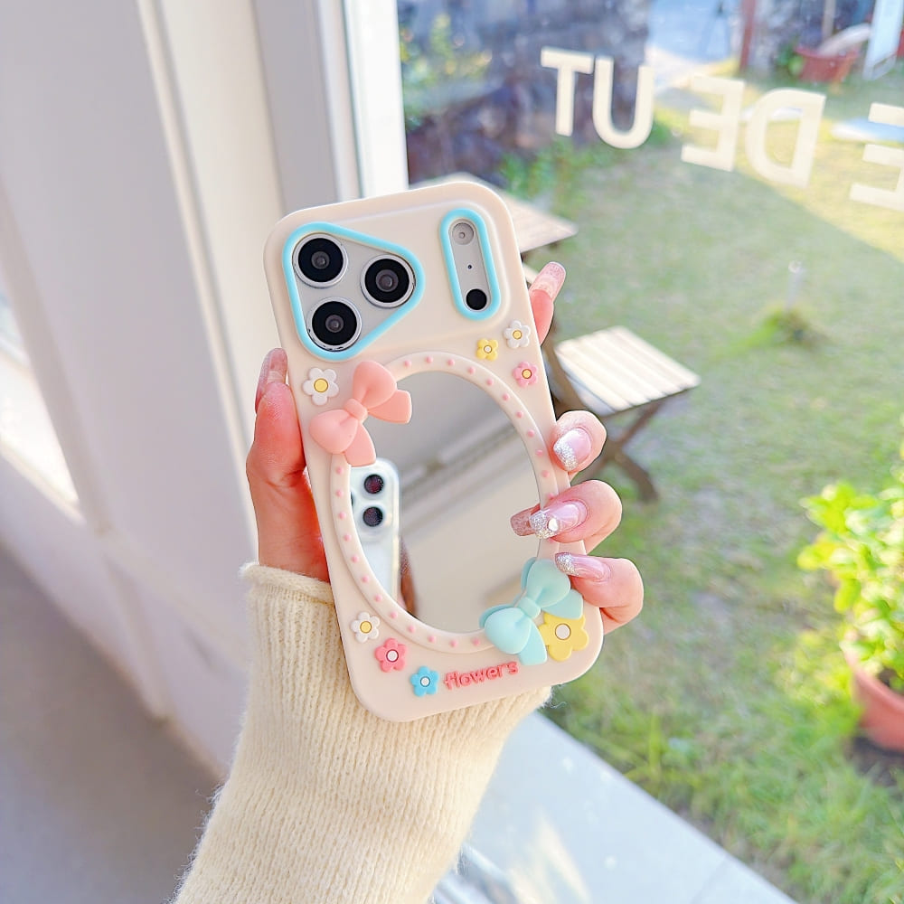 Fairycore Bow Mirror Phone Case