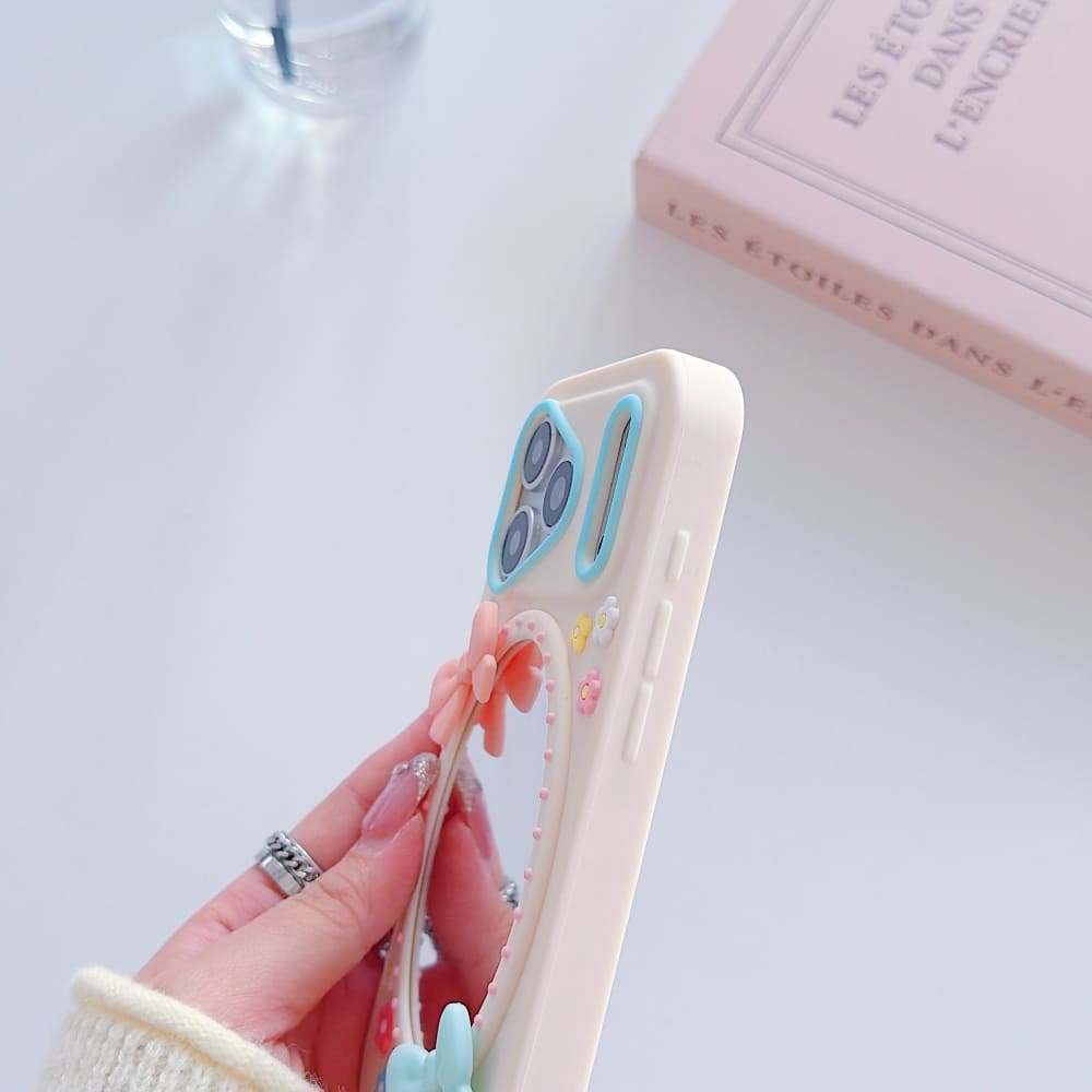 Fairycore Bow Mirror Phone Case