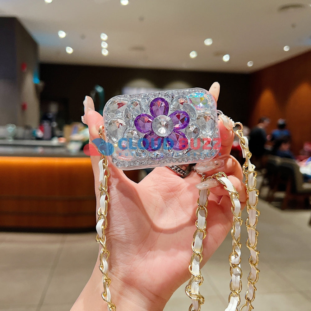 Five Petals Flower Pattern Universal Stand with Crystal Bracelet