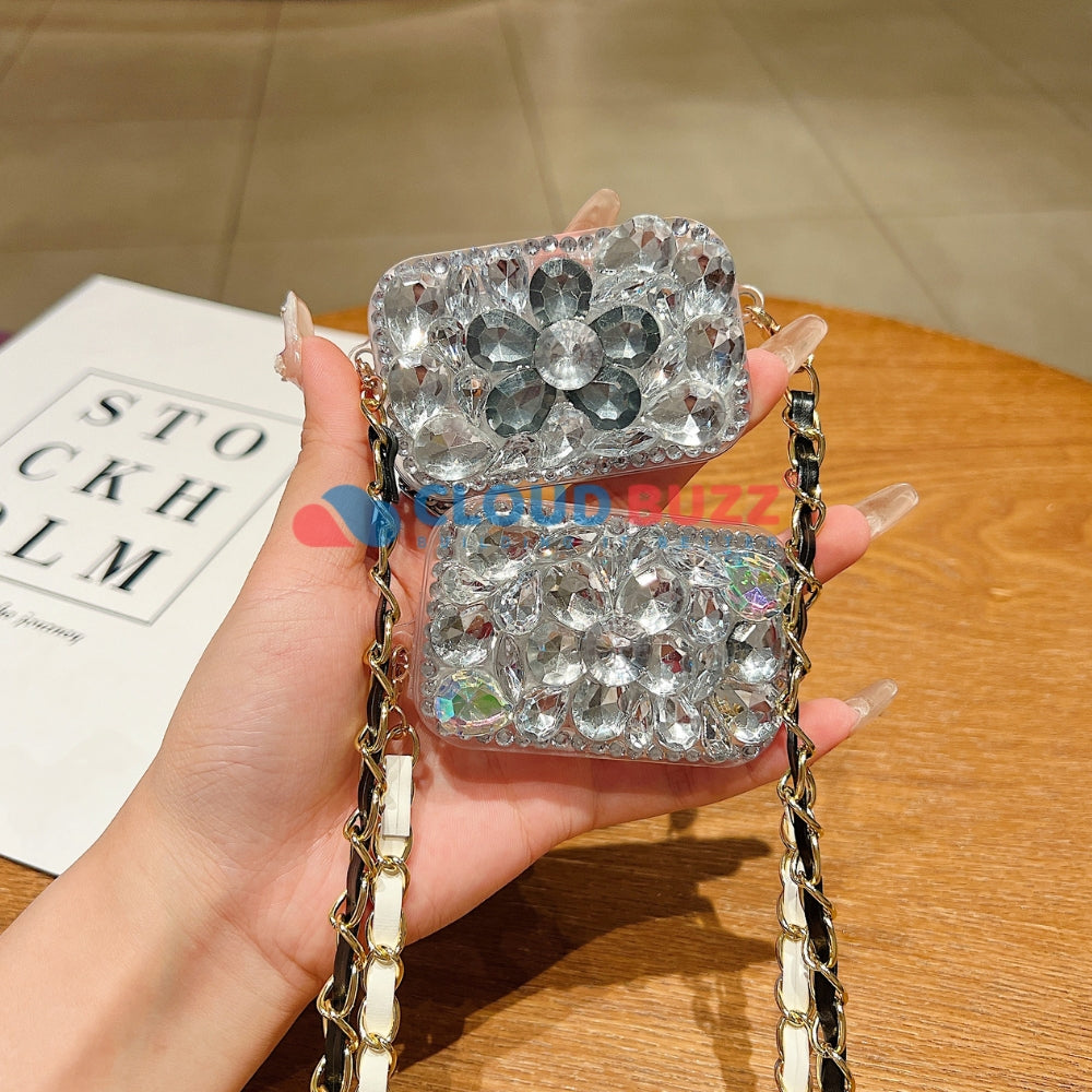 Five Petals Flower Pattern Universal Stand with Crystal Bracelet