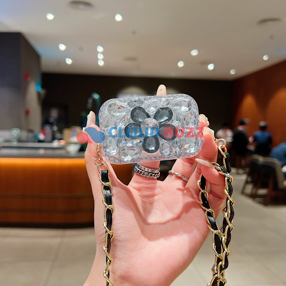 Five Petals Flower Pattern Universal Stand with Crystal Bracelet