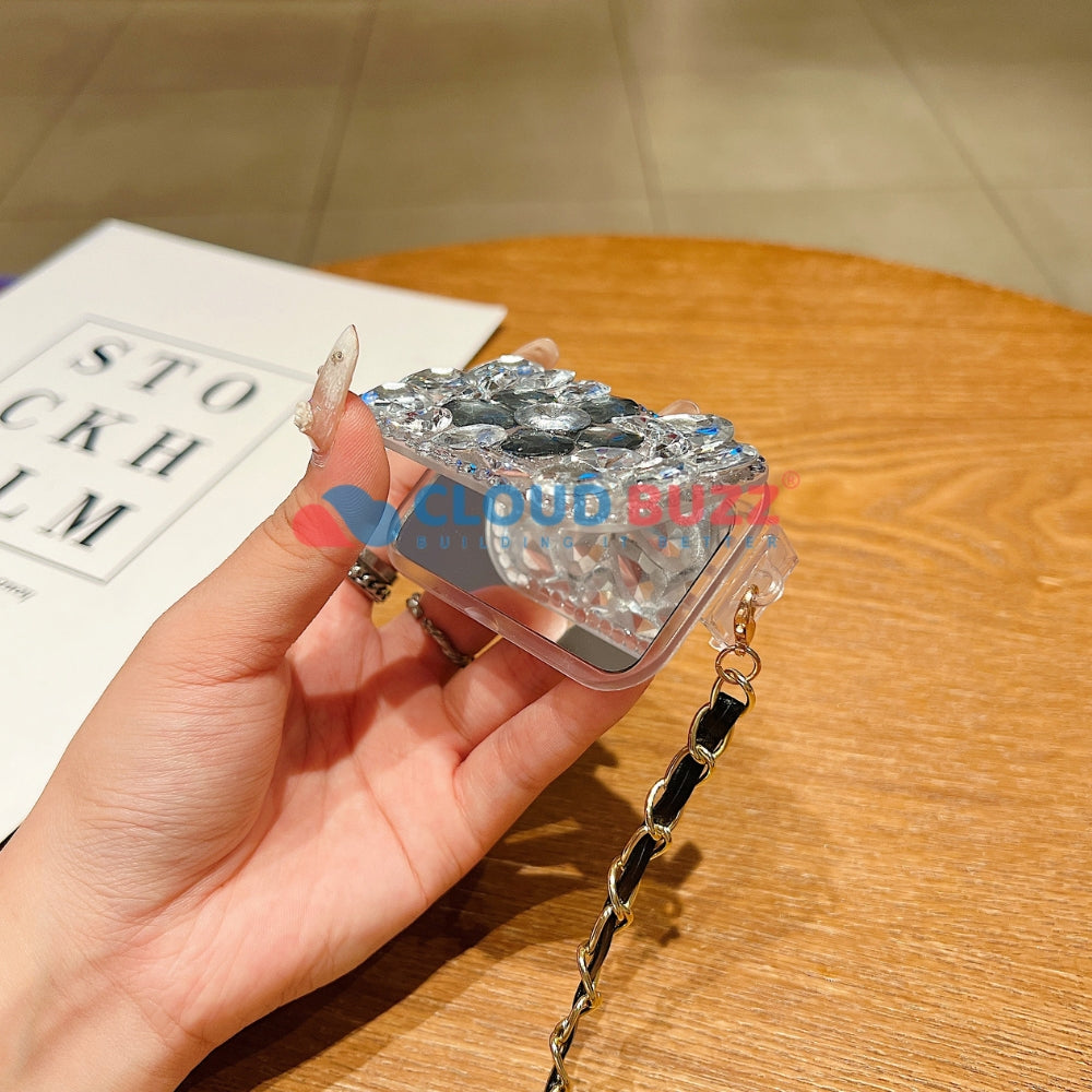 Five Petals Flower Pattern Universal Stand with Crystal Bracelet