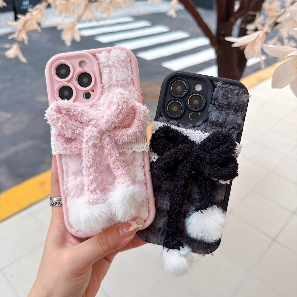 Fluffy Bow Bliss Phone Case