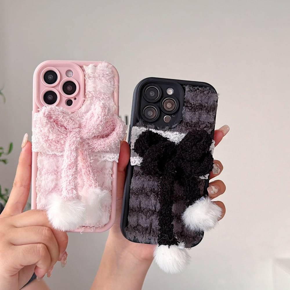 Fluffy Bow Bliss Phone Case