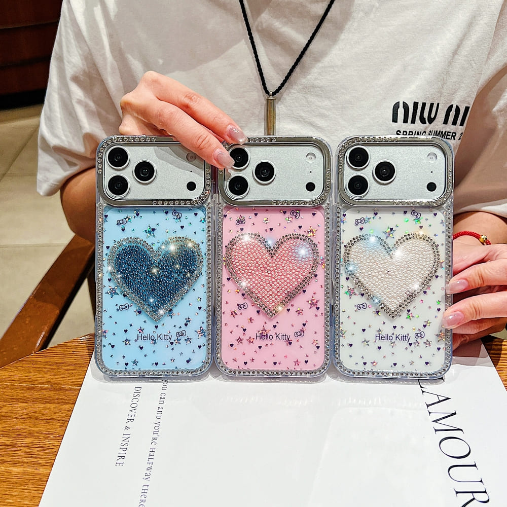 Glitter Crush Heart Phone Case