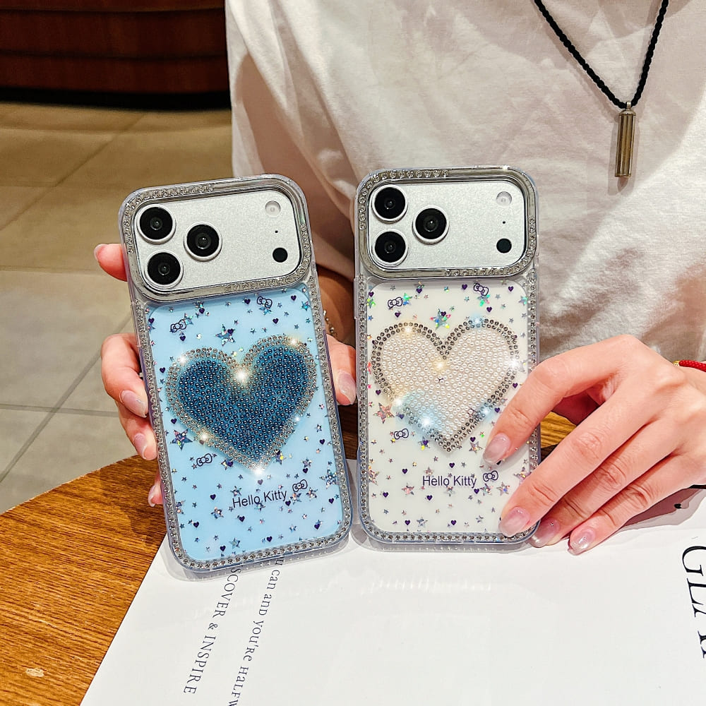 Glitter Crush Heart Phone Case