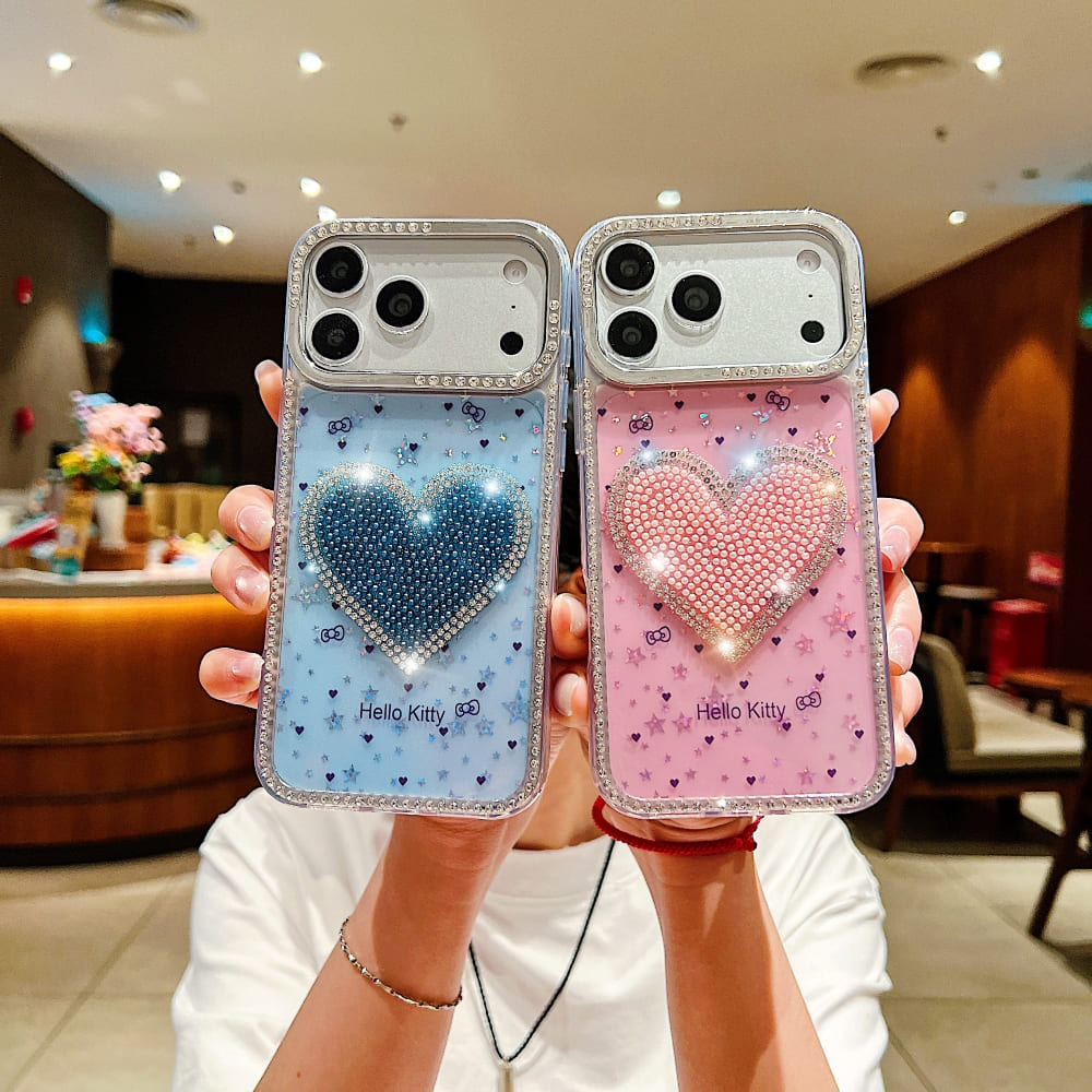 Glitter Crush Heart Phone Case