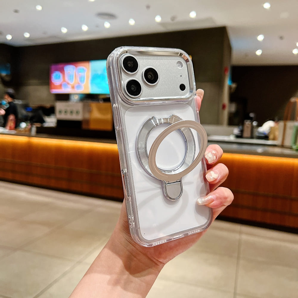 DITAKA Halo Stand Mag Crystal Phone Case (With Box Packing)