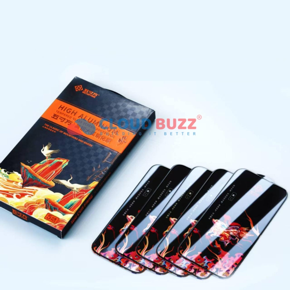 High Aluminum HD Tempered Glass | Screen Protector (Pack of 5, Per Piece ₹35)