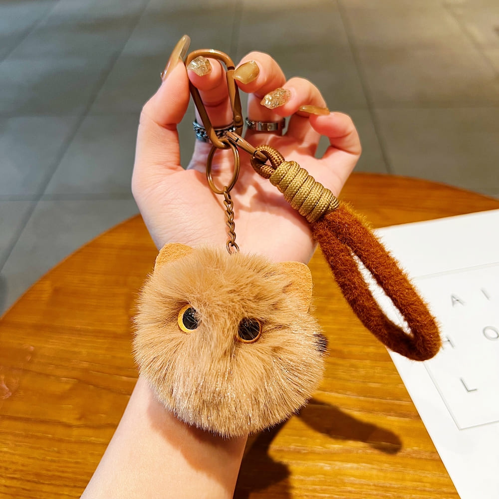 Mini Fluff Ball Phone Charm | Keychain | Handbag Charm
