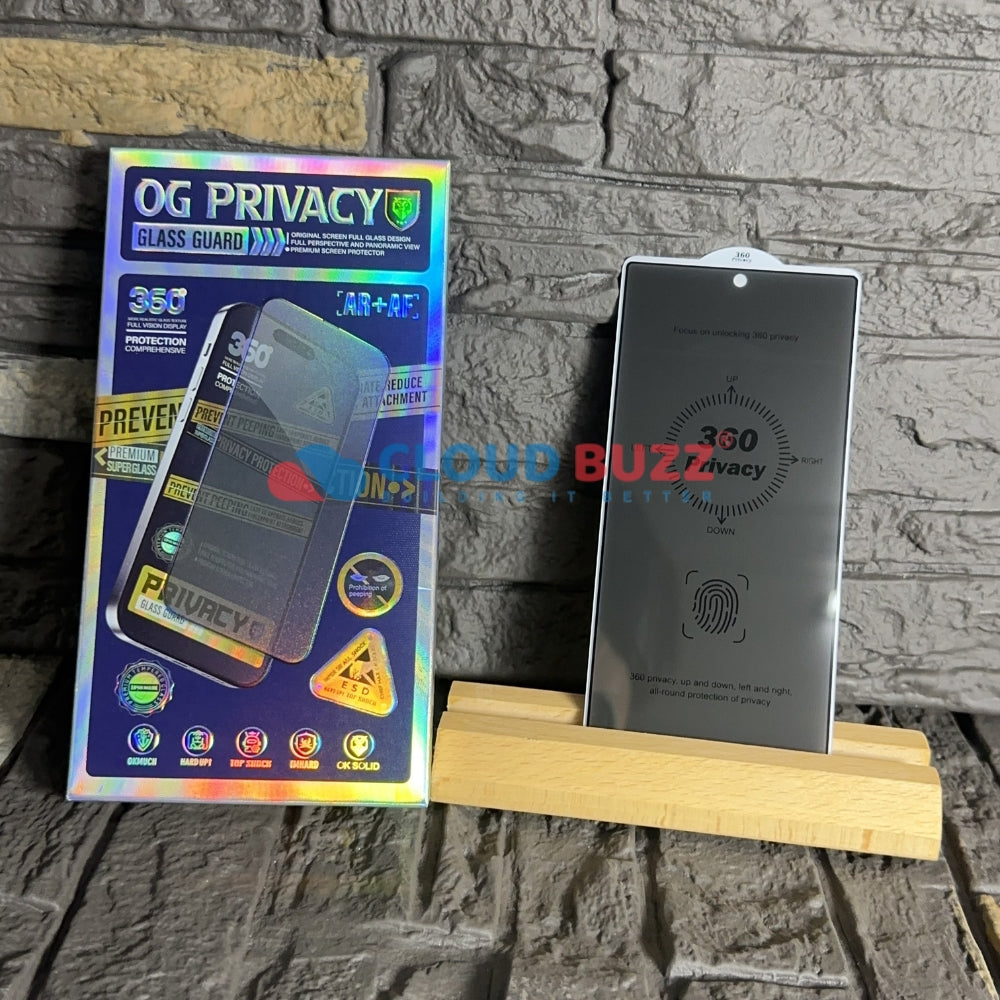 OG 360 Degree Privacy Tempered Glass | Screen Protector