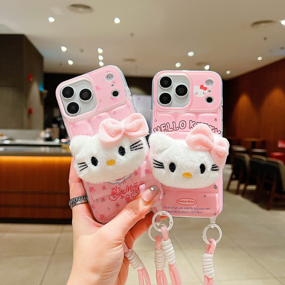 Shimmer Kitty Mirror Guard Phone Case