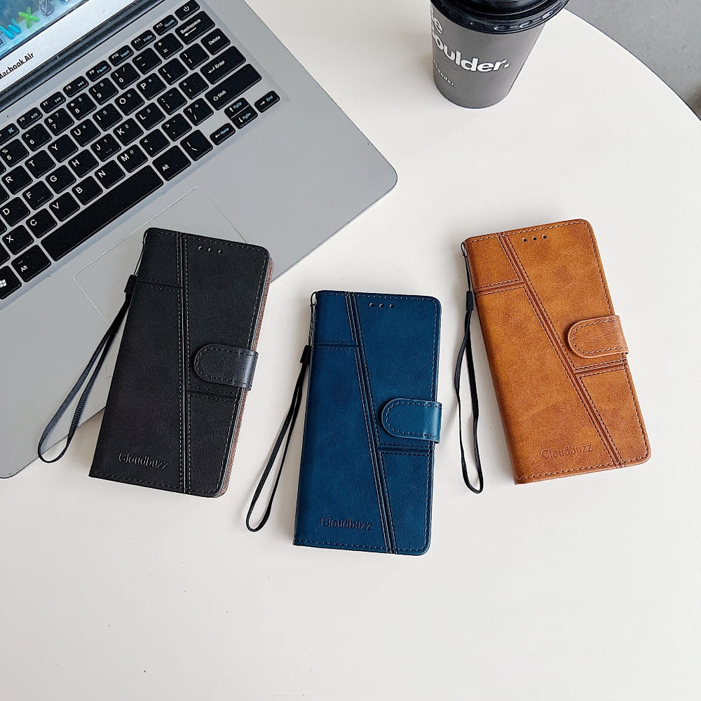 Shockproof PU Leather Flip Phone Case