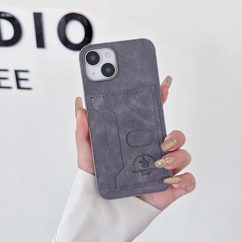 Smart Slot Leather Phone Case