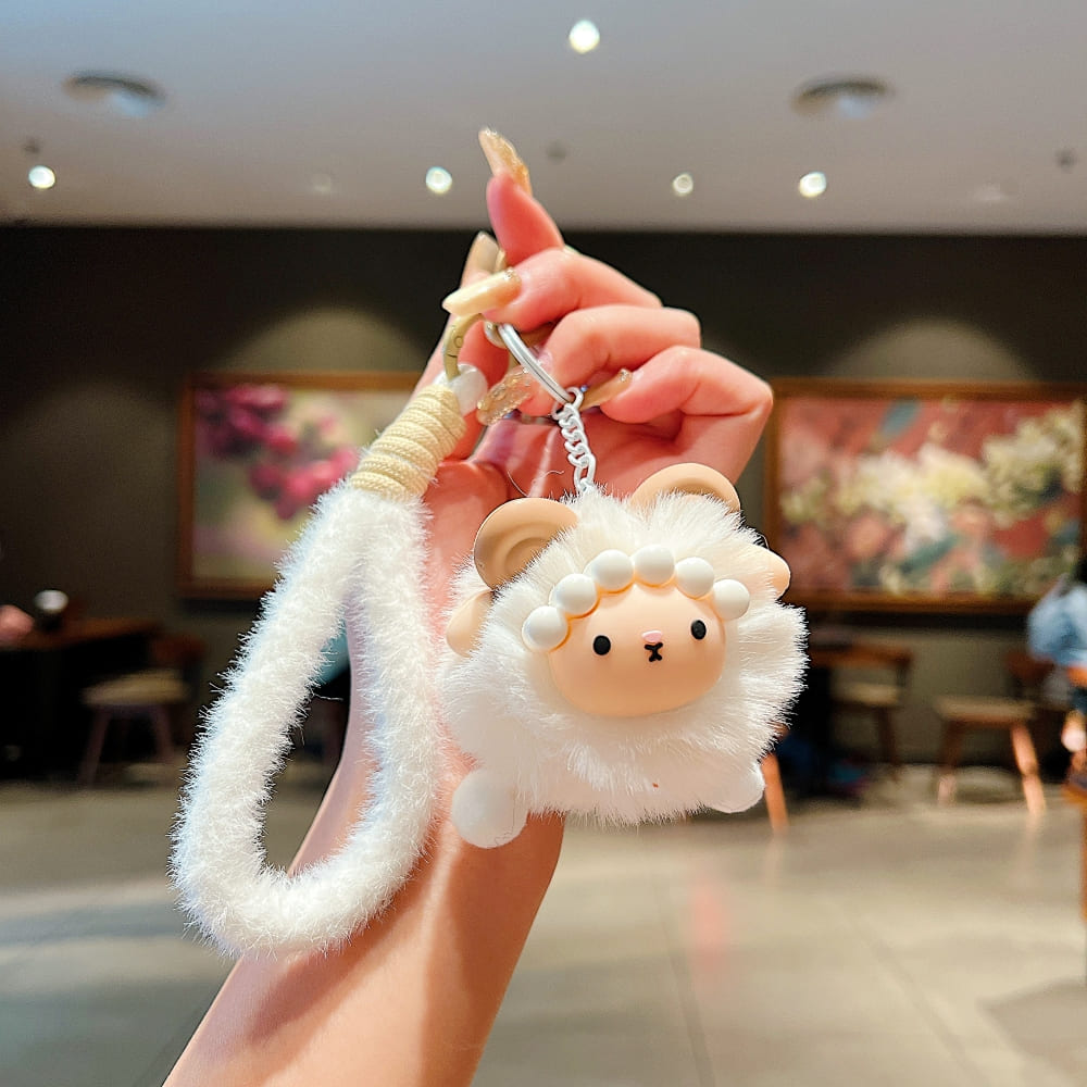 Soft Puff Sheep Phone Charm | Keychain | Handbag Charm