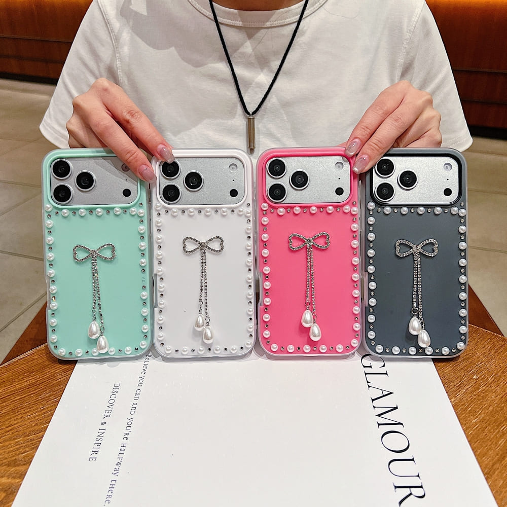 Sweet Pearl Ribbon Phone Case