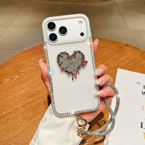 Heart Design Mirror Case