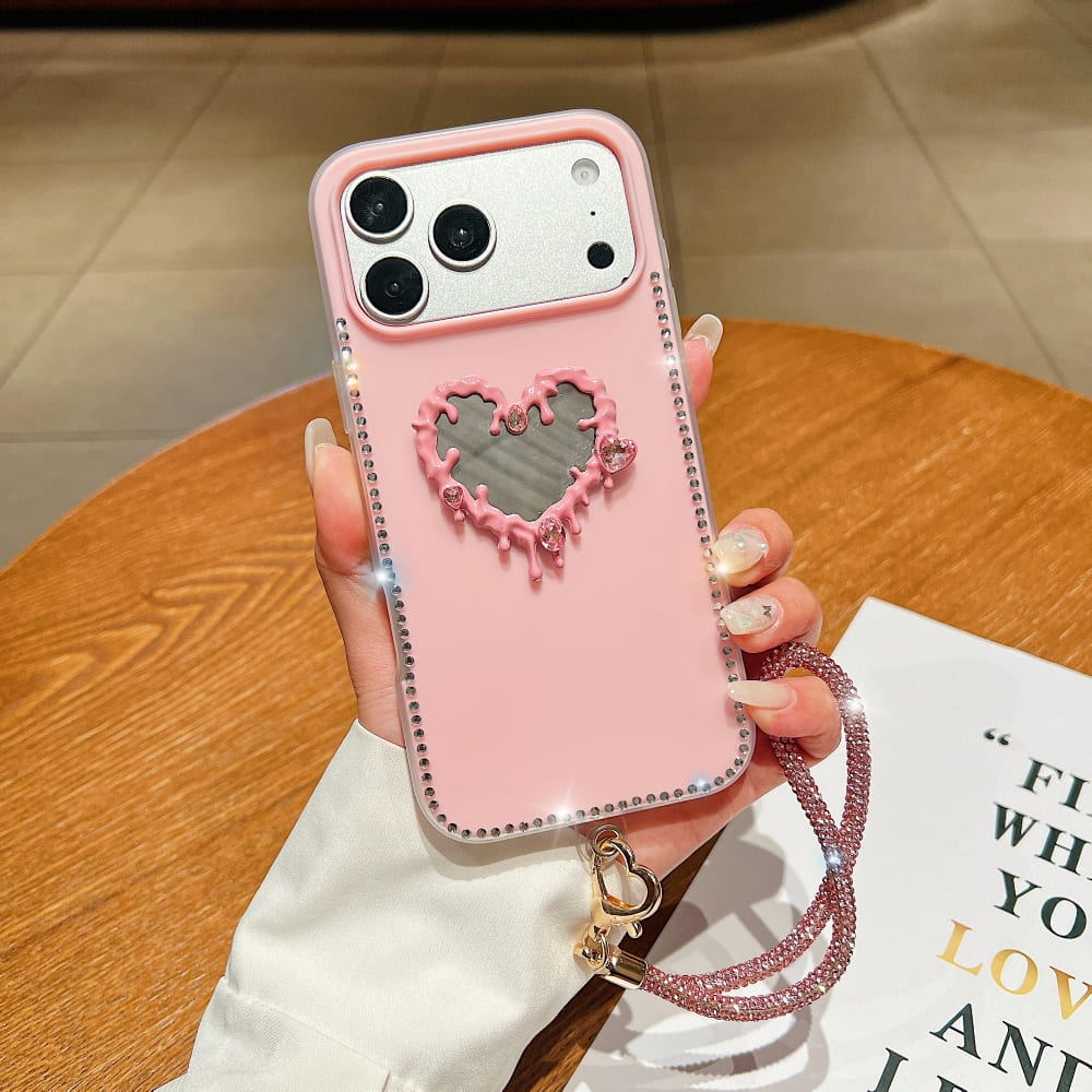 Sweetheart Sparkle Mirror Phone Case