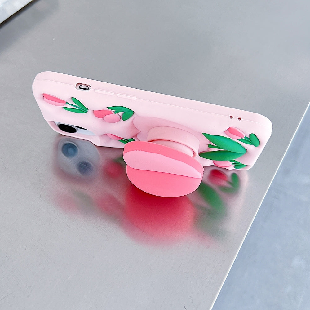 Tulip Stand Silicone Phone Case