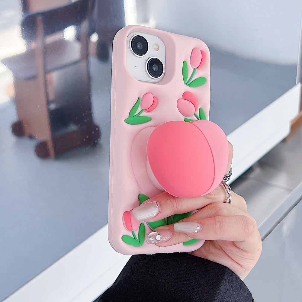 Tulip Stand Silicone Phone Case