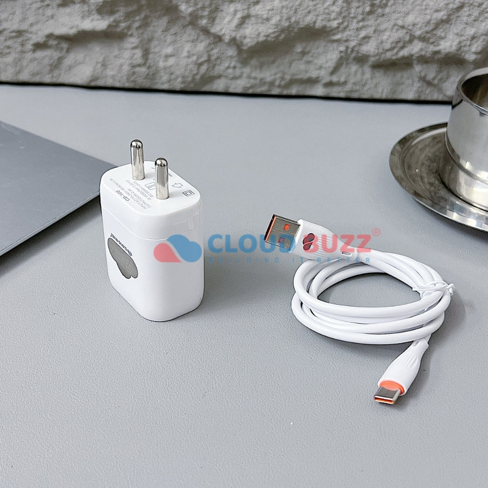USB Type-C 15W Fast Portable Charger with Type-C (TC) Cable (CB105)